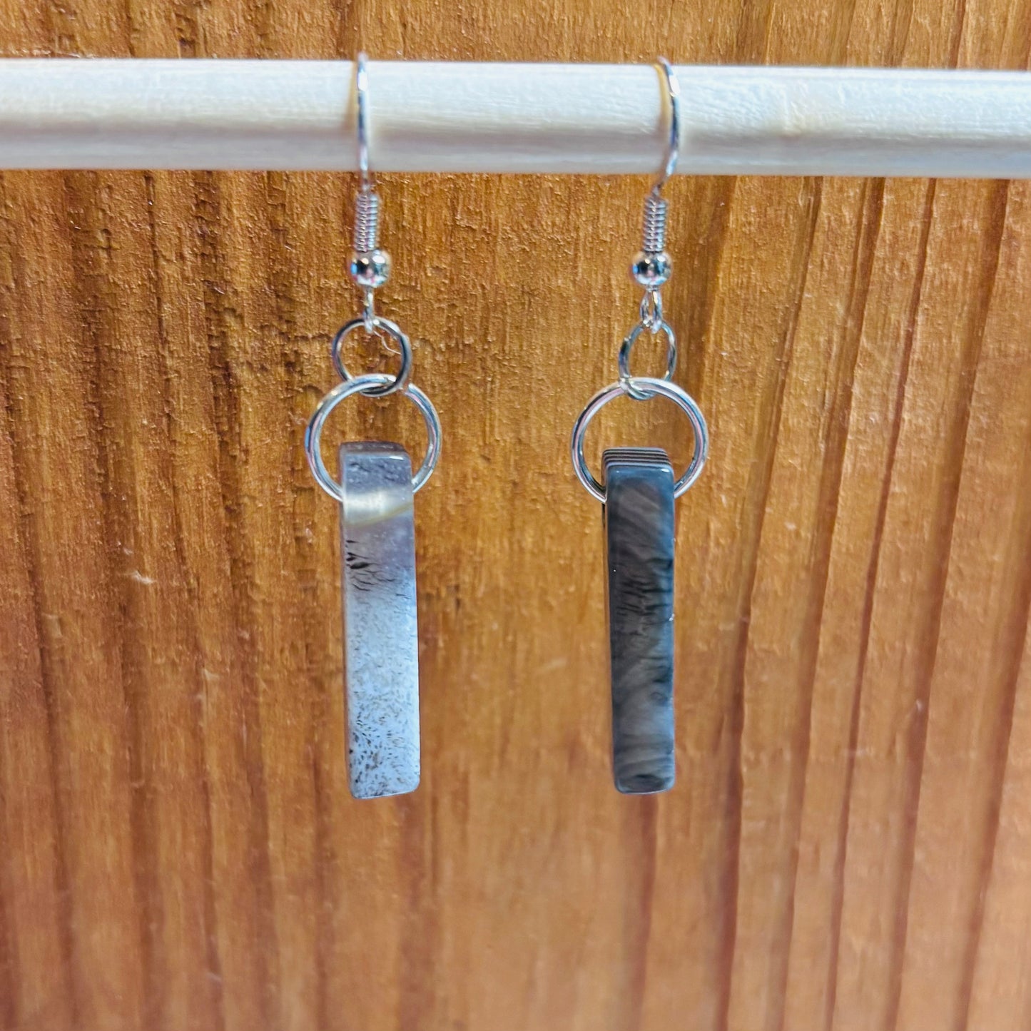 Banded Obsidian Earrings