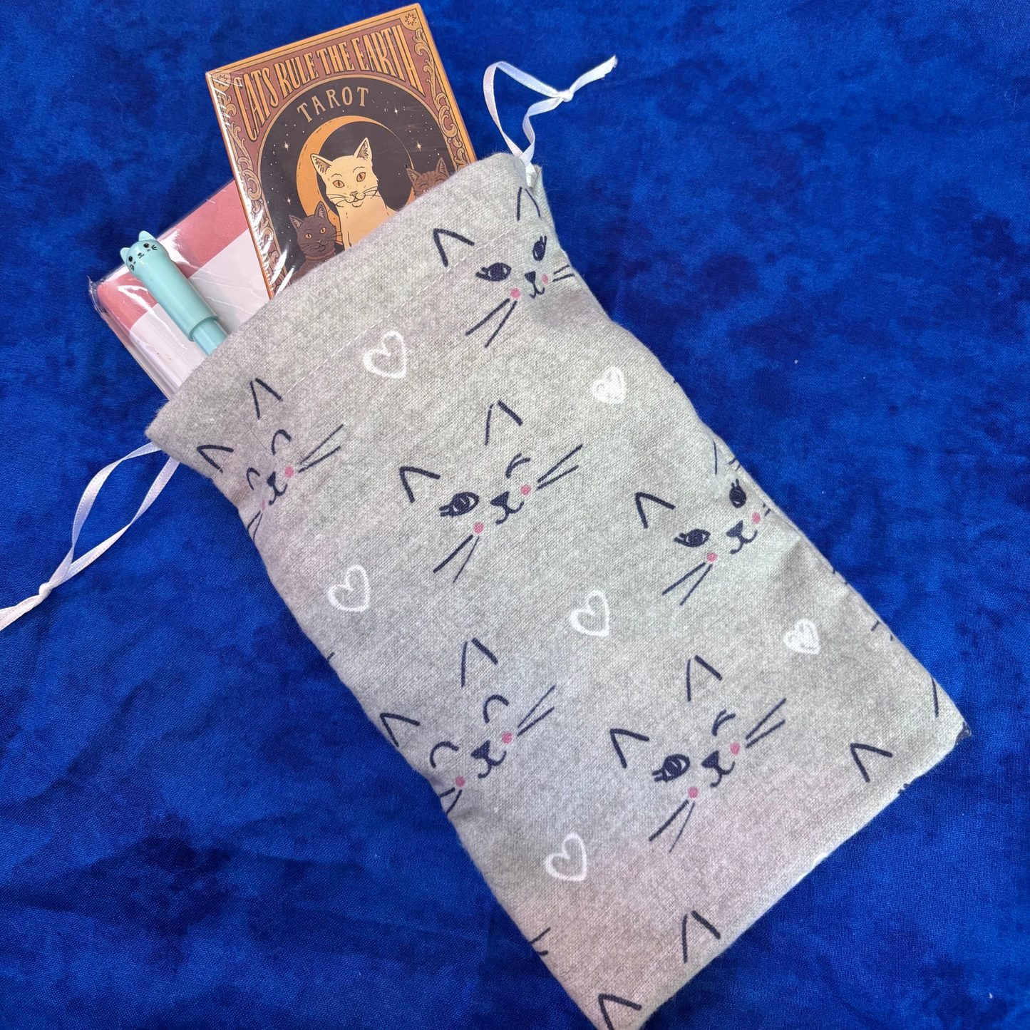 Cat Lovers Drawstring Tarot Bag