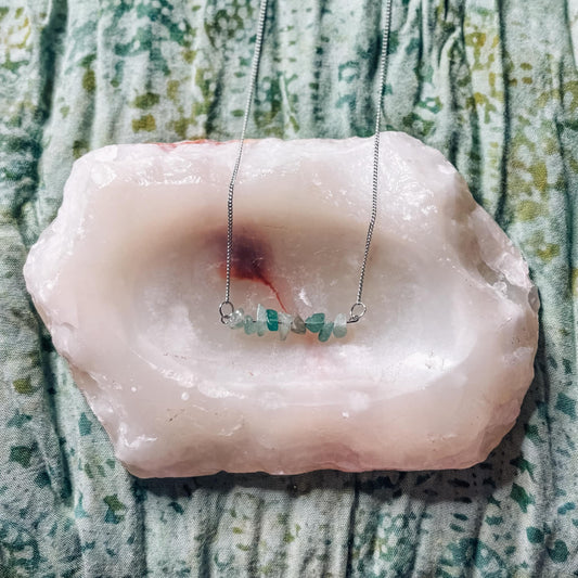 Crystal Bar Necklace