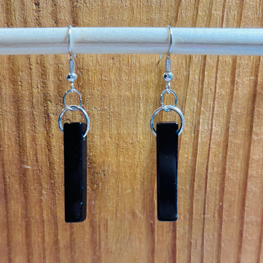 Banded Obsidian Earrings